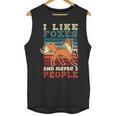 Introvert Fox Animal Lover Saying Loner Antisocial Unisex Tank Top Introvert Fox Animal Lover Saying Loner Antisocial Unisex Tank Top