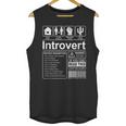 Introvert Label Antisocial Loner Socially Awkward Unisex Tank Top Introvert Label Antisocial Loner Socially Awkward Unisex Tank Top
