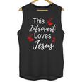 This Introvert Loves Jesus Religious Red Hearts Graphic Unisex Tank Top This Introvert Loves Jesus Religious Red Hearts Graphic Unisex Tank Top