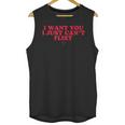 Introvert Valentines Day I Want You I Just Can't Flirt Unisex Tank Top Introvert Valentines Day I Want You I Just Can't Flirt Unisex Tank Top
