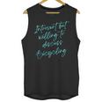 Introvert But Willing To Discuss Bicycling Unisex Tank Top