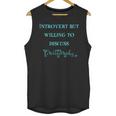 Introvert But Willing To Discuss Calligraphy Unisex Tank Top Introvert But Willing To Discuss Calligraphy Unisex Tank Top