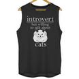 Introvert But Willing To Talk About Cats Unisex Tank Top Introvert But Willing To Talk About Cats Unisex Tank Top