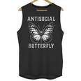 Introverted Introvert Antisocial Butterfly Unisex Tank Top