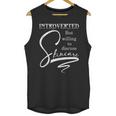 Introverted Skincare Esthetician Beautician Cosmetologist Unisex Tank Top