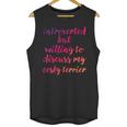 Introverted Willing To Discuss Cesky Terrier Introvert Unisex Tank Top Introverted Willing To Discuss Cesky Terrier Introvert Unisex Tank Top
