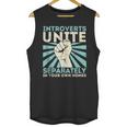 Introverts Unite Separately Introverted Antisocial Unisex Tank Top