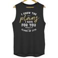 Jeremiah I Know Plans Graduation 2019 College Graduate Unisex Tank Top