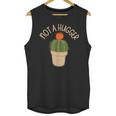 Kawaii Grumpy Cactus Not a Hugger Plant Introvert Unisex Tank Top