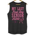 My Last First Day Senior 2026 Coquette Pink Bow Graduation Unisex Tank Top