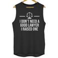 Lawyer Parent Dad Mom Law School Graduation Unisex Tank Top