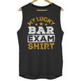 My Lucky Bar Exam Shirt Lawyer Law School Graduation Unisex Tank Top