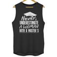 Master's Graduation Shirt For Women With Masters Degree Unisex Tank Top