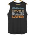 Meditation Now Minimal Socializing Introvert Vintage Unisex Tank Top Meditation Now Minimal Socializing Introvert Vintage Unisex Tank Top