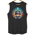 Music Enthusiast Under Starry Skies World Introvert Boy Unisex Tank Top
