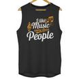 I Like Music More Than People Fan Introvert Unisex Tank Top I Like Music More Than People Fan Introvert Unisex Tank Top