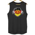 Nostalgia Chest Flag GDR Unisex Tank Top Nostalgia Chest Flag GDR Unisex Tank Top