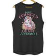 Not Friendly Do Not Approach Women & Girls Unicorn Cute Introvert & Humor Lovers For Women V-Neck Classic Fit Modern Short Sleeve Unisex Tank Top