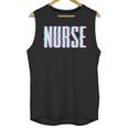 Nurse Glitch Aesthetic Graduation Nurse Glitch Graphic Art Unisex Tank Top