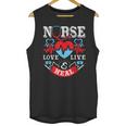 Nurse Live Love Heal Graduation Appreciation Valentines Day Unisex Tank Top