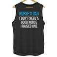 Nurse's Dad Father Nursing School Graduation Unisex Tank Top