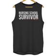 Nursing School Survivor- For Nurses-RN Graduation Unisex Tank Top