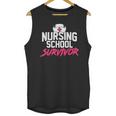 Nursing School Survivor Shirt Graduation Party Tee Unisex Tank Top