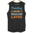 Painting Now Minimal Socializing Introvert Vintage Unisex Tank Top Painting Now Minimal Socializing Introvert Vintage Unisex Tank Top