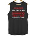 I Paused My Game To Graduate Graduation Unisex Tank Top