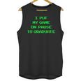 I Paused My Game To Graduate School Graduation Gamer Unisex Tank Top