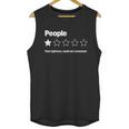 People One Star Rating Would Not Recommend Introvert Unisex Tank Top People One Star Rating Would Not Recommend Introvert Unisex Tank Top