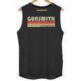 Personal Christmas Retro Vintage Graduation Gunsmith Job Title Profession Birthday Worker Idea Unisex Tank Top