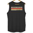 Personal Christmas Retro Vintage Graduation WOODWORKER Job Title Profession Birthday Worker Idea Unisex Tank Top