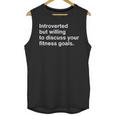 Personal Trainer Introverted Discuss Fitness Goals Unisex Tank Top Personal Trainer Introverted Discuss Fitness Goals Unisex Tank Top