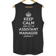 Personalized Keep Calm Graduation Christmas Team Assistant Manager Job Title Profession Birthday Unisex Tank Top