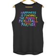 Pickleball Saying Introvert Pickleball Game Partner Unisex Tank Top