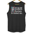 Please Hesitate To Contact Me Introvert Unisex Tank Top