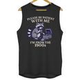 Please Be Patient I'm From The 1900s Retro Raccoon Saying Unisex Tank Top Please Be Patient I'm From The 1900s Retro Raccoon Saying Unisex Tank Top