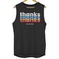 Polite Introvert Thanks But No Thanks Retro Graphic Unisex Tank Top