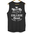 Proud Aunt Of a College Grad 2019 Family Graduation Shirt Unisex Tank Top