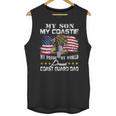Proud Coast Guard Dad Coast Guard Graduation Dad Unisex Tank Top