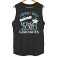 Proud Dad Of Two 2018 Graduates Twin Dads Graduation Unisex Tank Top