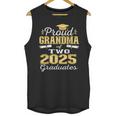 Proud Grandma Of Two 2025 Graduates Graduation Family Unisex Tank Top