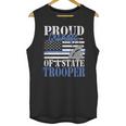 Proud Grandpa Of a State Trooper Police Officer Graduation Unisex Tank Top