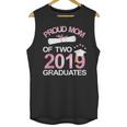 Proud Mom Of Two 2019 Graduates Twin Mama Mother Graduation Unisex Tank Top