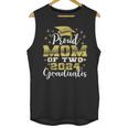Proud Mom Of Two 2024 Graduate Class 2024 Graduation Family Unisex Tank Top