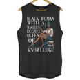 Queen Masters Degree Graduation Educated Melanin Grad Unisex Tank Top