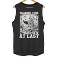 Reading Time At Last Book Lover Introvert Skeleton Reading Unisex Tank Top