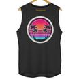 Retro 80s Synthwave Sunset & Palm Trees Retro Nostalgia 80s Unisex Tank Top