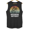 Retro Antisocial Butterfly Shirt For Introverts Unisex Tank Top Retro Antisocial Butterfly Shirt For Introverts Unisex Tank Top
